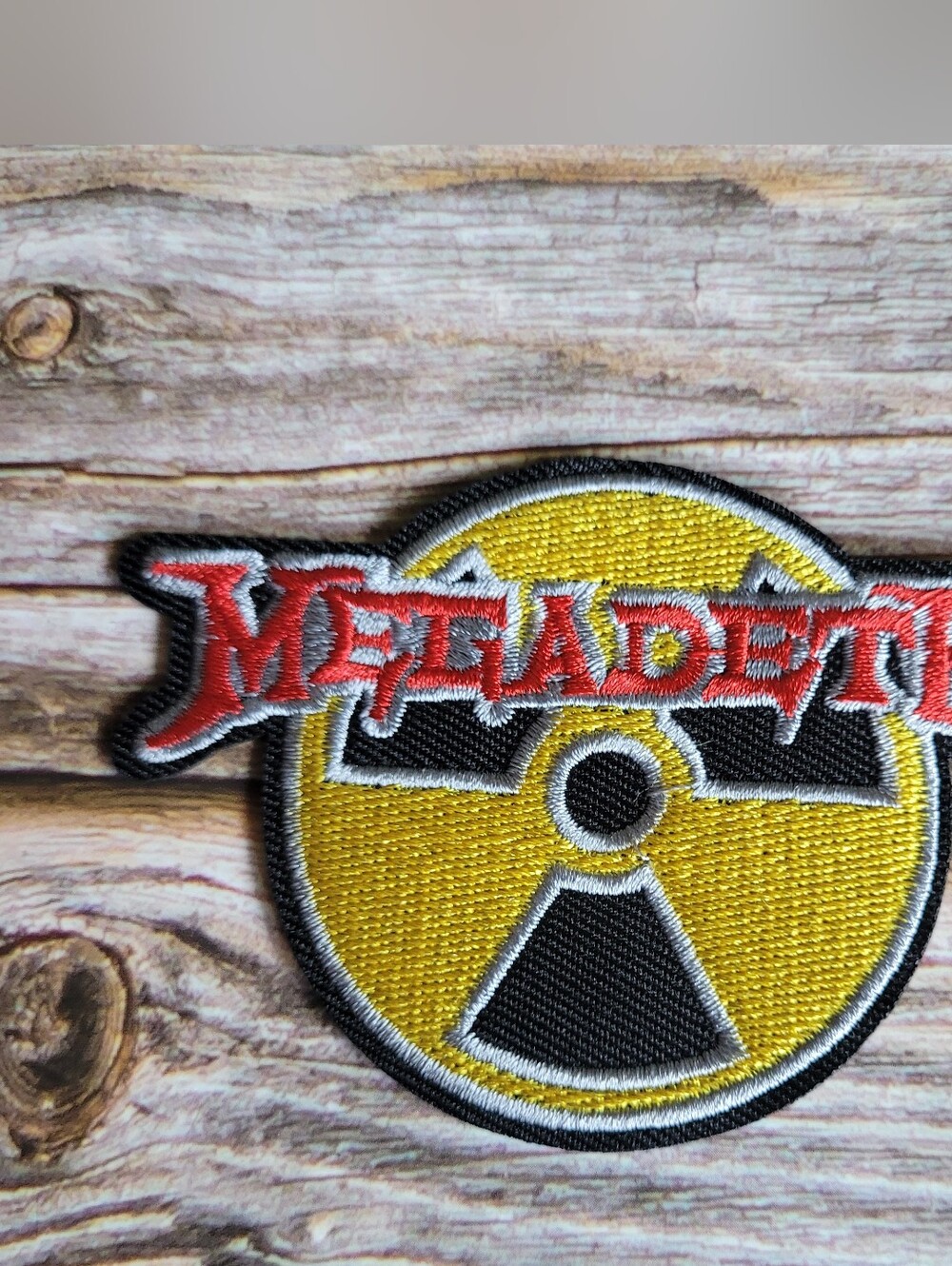 Megadeth Heavy Metal  Vintage 90's Embroidered Iron on Patch